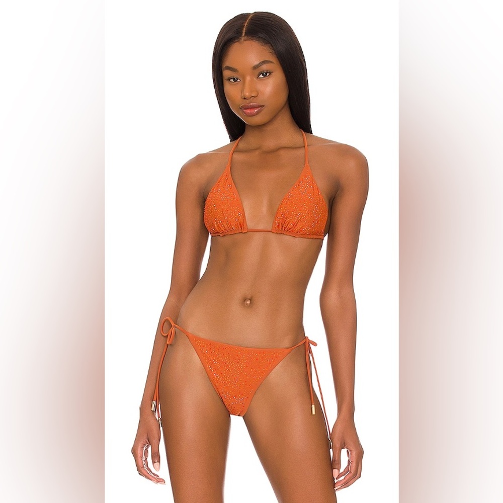 Cult Gaia Raven Bikini Bottom (medium) in Amber revolve